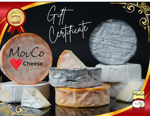 MouCo Cheese Company gift certificate—your ticket to award-winning cheese with Colorado soul. 