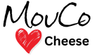 MouCo Cheese Company heart logo—black with soft shadow, symbolizing our love of cheese, craft, and community.