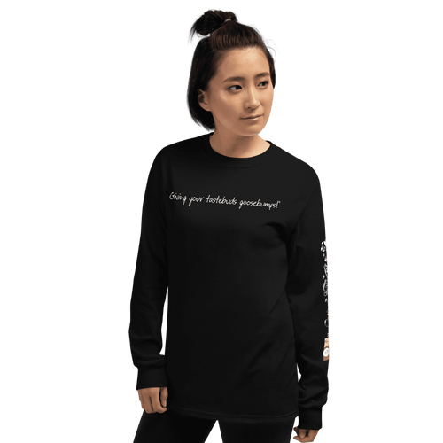 MouCo Cheese Long Sleeve T-Shirt - Black