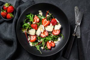 MouCo Camembert Cheese and Strawberry Salad