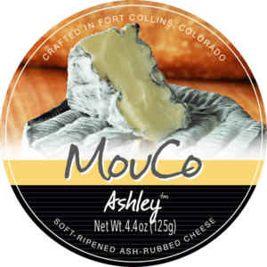 MouCo Ashley Cheese Label for Retail Packaging