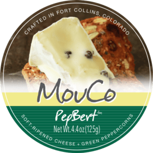 MouCo PepBert Cheese Label for Retail Packaging