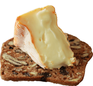 Rich, Earthy MouCo ColoRouge Cheese with Vibrant Orange Rind