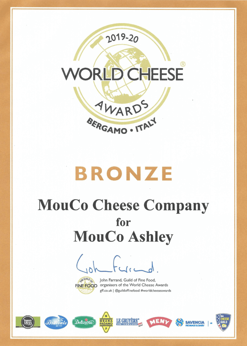 2020 World Cheese Awards - Ashley (Bronze)