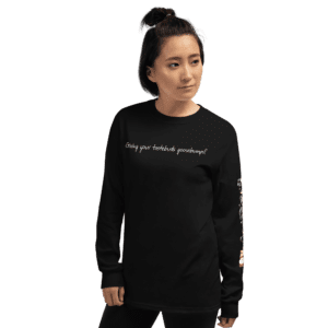 MouCo Cheese Long Sleeve T-Shirt - Black