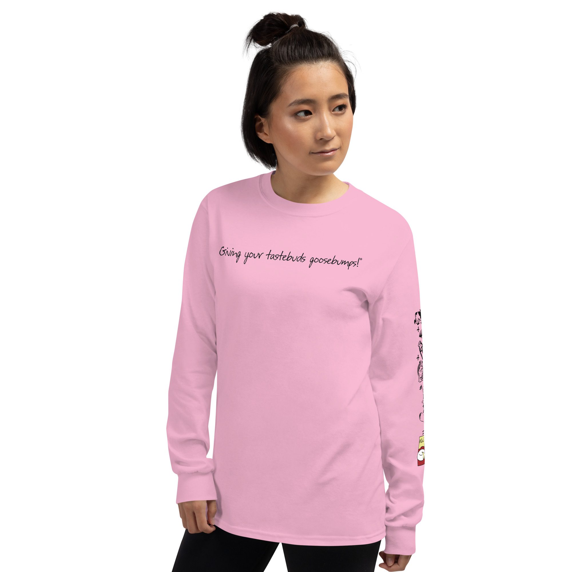 MouCo Cheese Long Sleeve T-Shirt - Pink