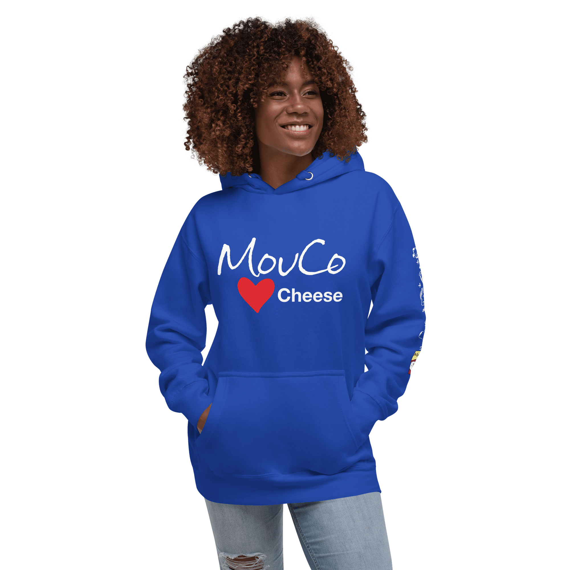 MouCo Cheese Love Hoodie - Team Royal