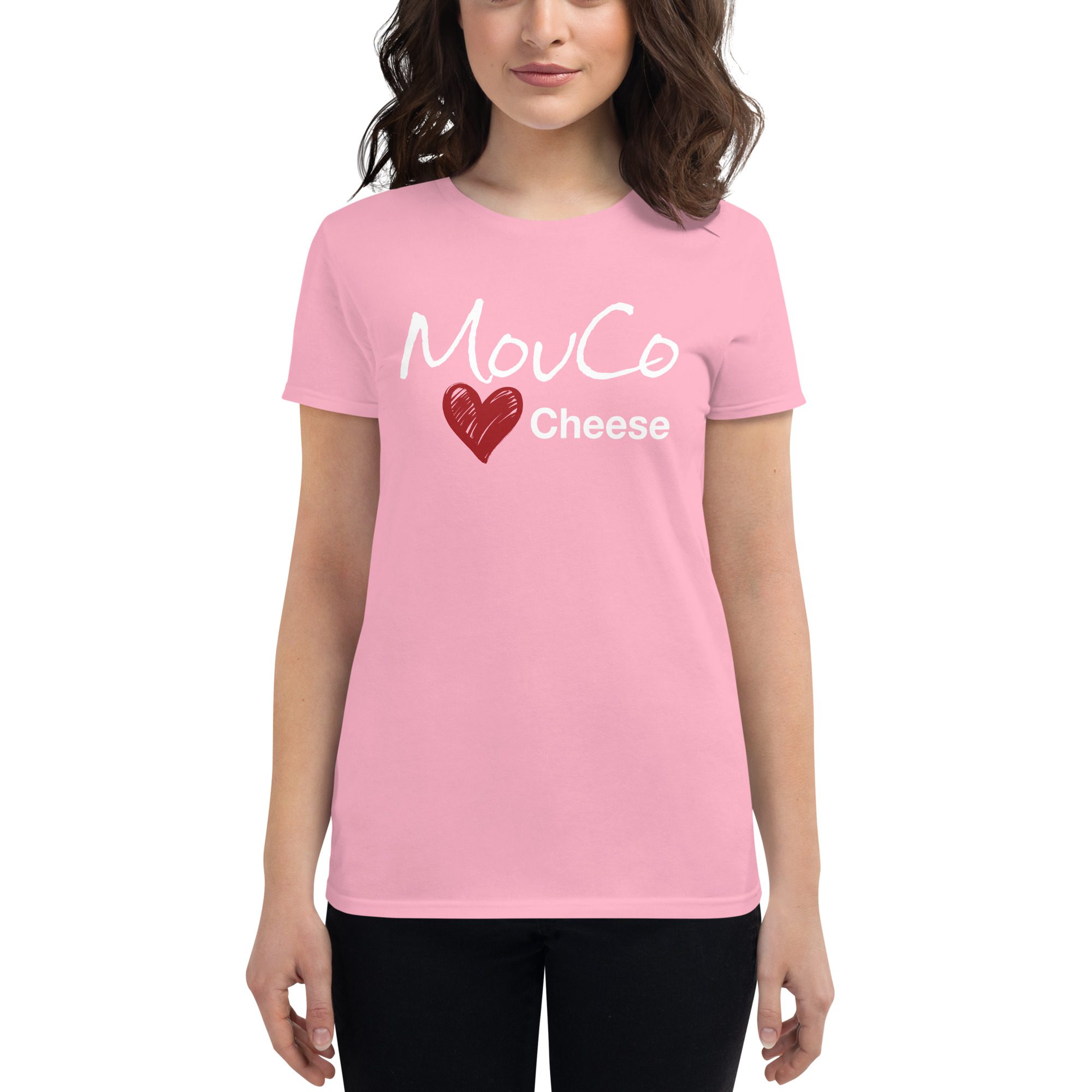 MouCo Women’s Fitted T-Shirt front view