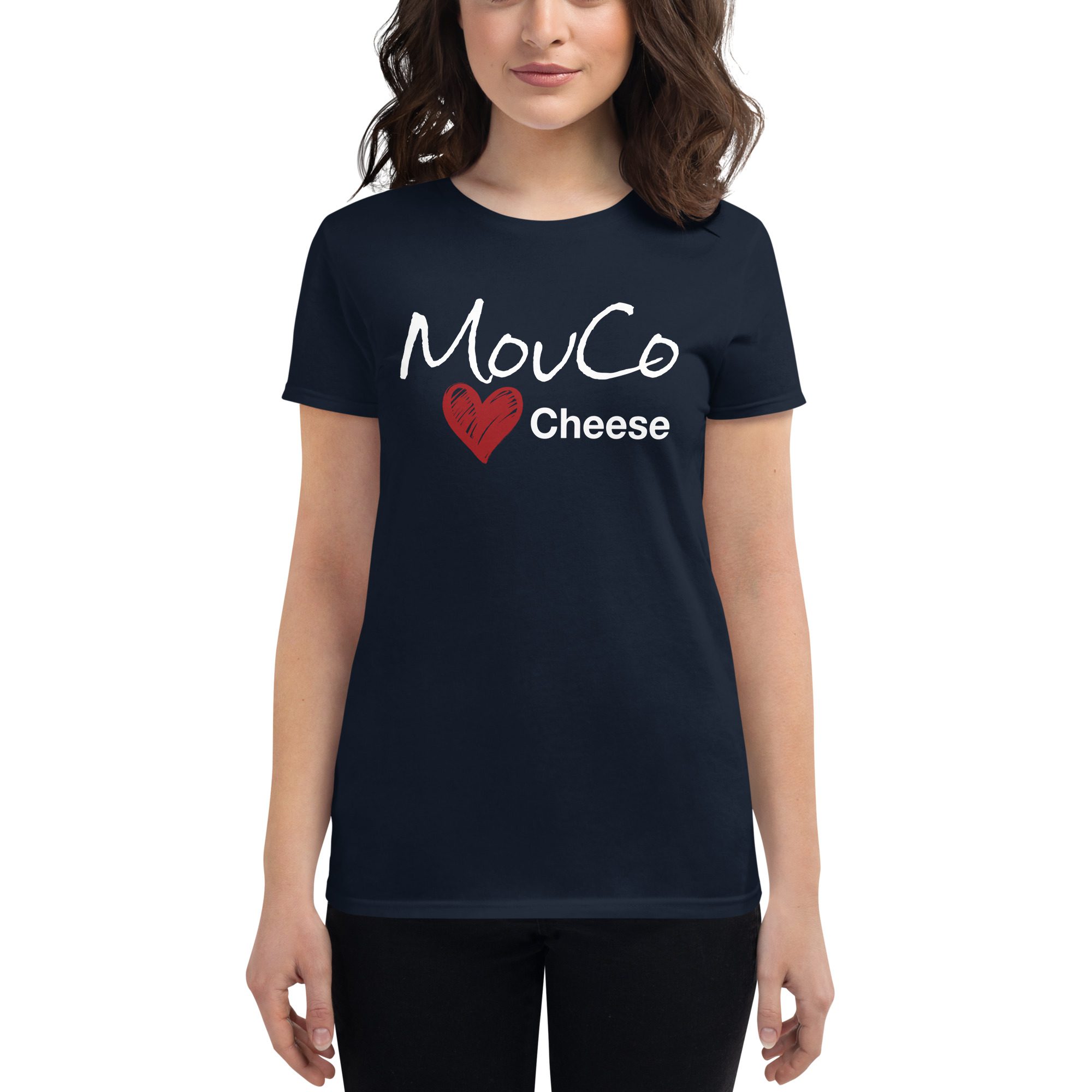 MouCo Women’s Fitted T-Shirt front view